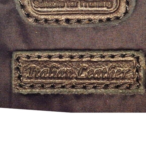 Lucky Brand Bandit Italian Leather Black Shoulder Bag Moto Convertible Satchel - Picture 8 of 16